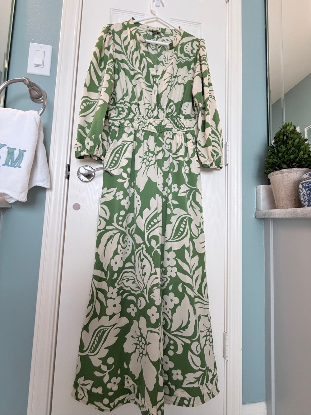 Umgee Floral Maxi Pantsuit